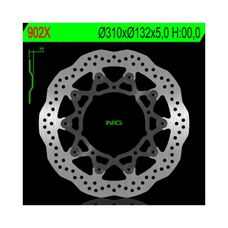 Meilleur Choix Disque de frein NG BRAKES pétale flottant – 902X