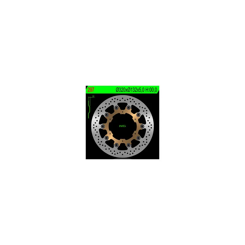Disque de frein NG BRAKES flottant – 297 Must-Have