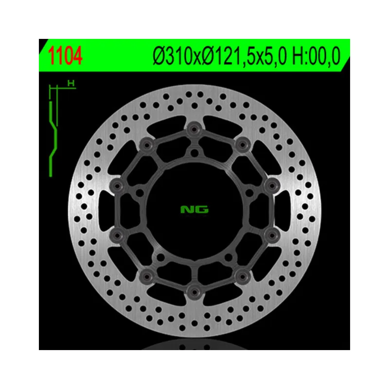 Commander Maintenant Disque de frein NG BRAKES flottant – 1104