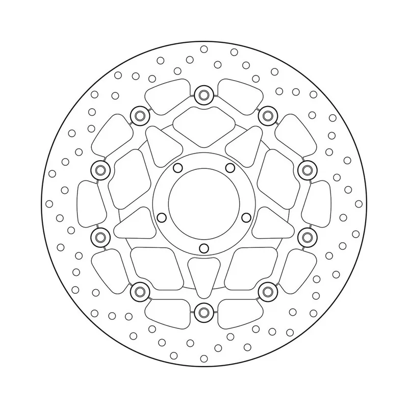 Disque de frein BREMBO Oro flottant – 78B408A4 Expédition Rapide