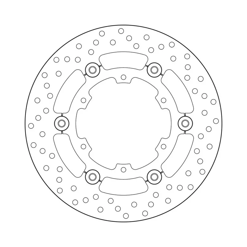 Haute Qualité Disque de frein BREMBO Oro flottant - 78B40833