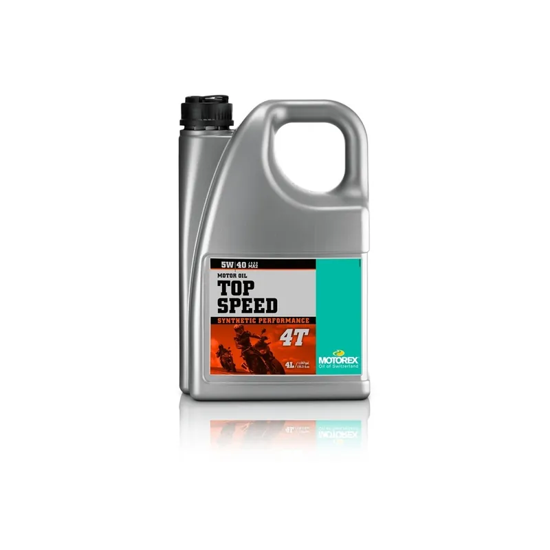 Meilleure Vente Huile moteur MOTOREX Top Speed 4T – 5W40 4L x4