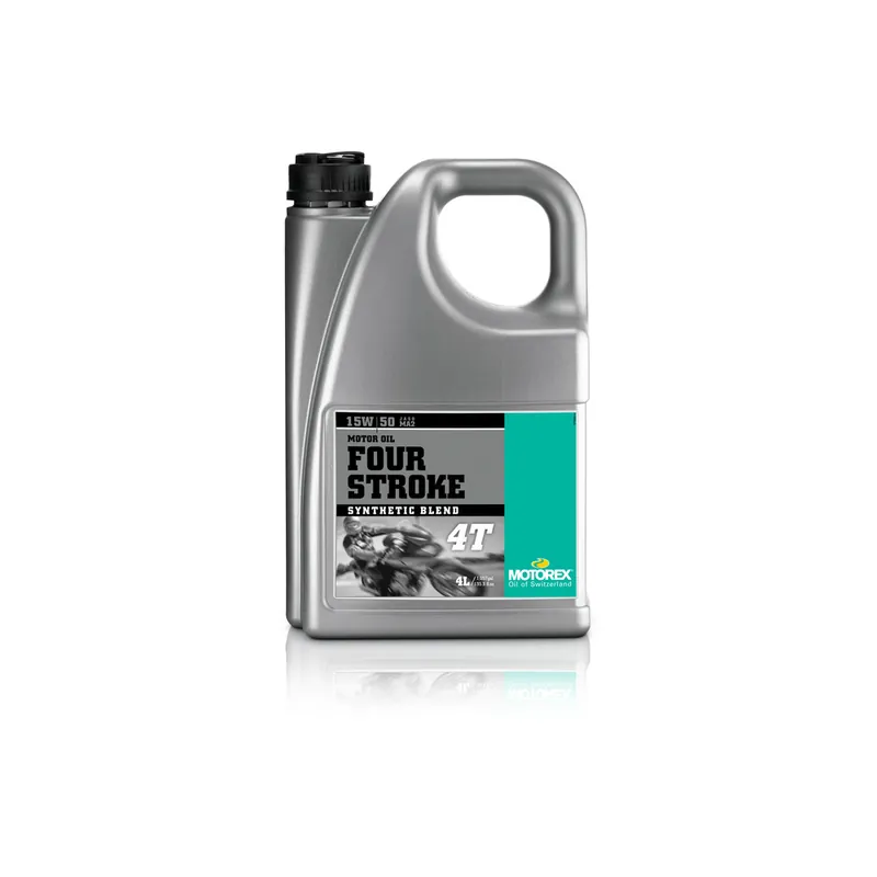 Huile moteur MOTOREX Four Stroke – 15W50 4L x4 Satisfait Ou Remboursé