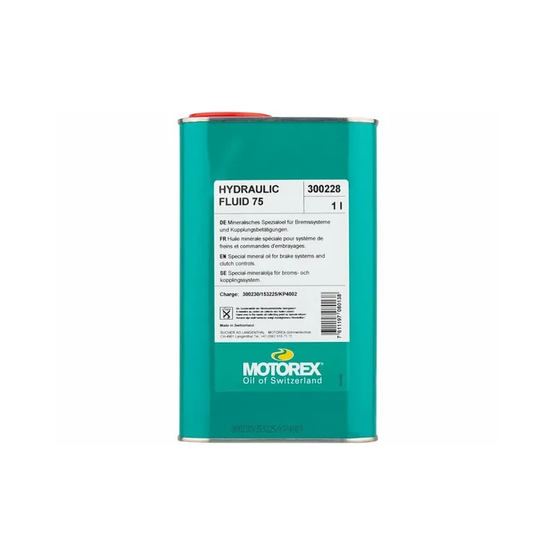 Jusqu&rsquo;à Épuisement Des Stocks Fluide de transmission MOTOREX Hydraulic Fluid 75 – 1L x12