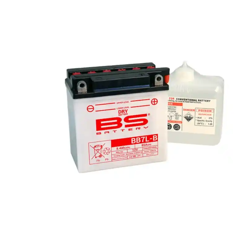 Batterie BS BATTERY Haute-performance avec pack acide – BB7L-B2 Prix Bas