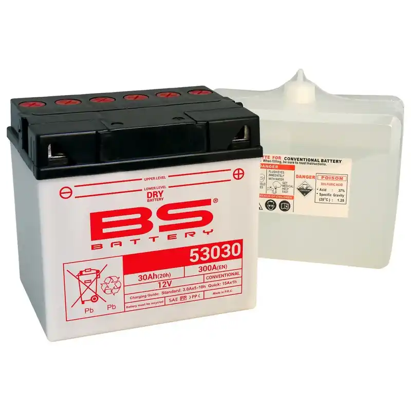 Satisfait Ou Remboursé Batterie BS BATTERY Haute-performance avec pack acide – 53030