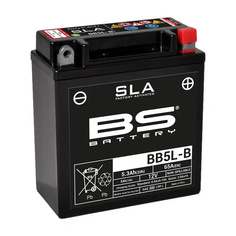 Batterie BS BATTERY SLA sans entretien activé usine – BB5L-B Nouvel Arrivage