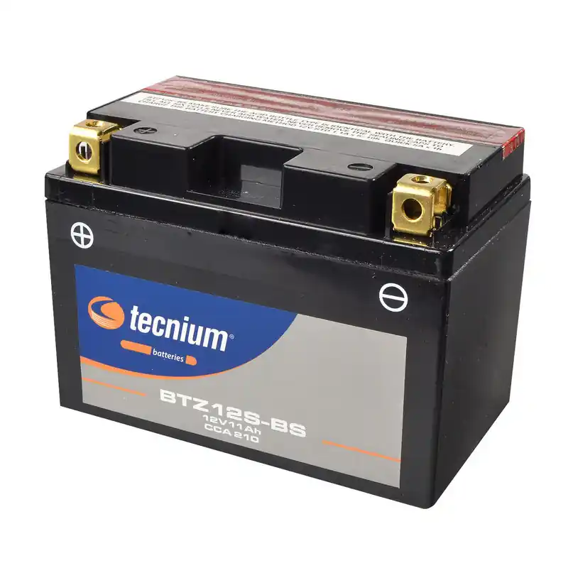 Marque Batterie TECNIUM sans entretien avec pack acide – BTZ12S-BS