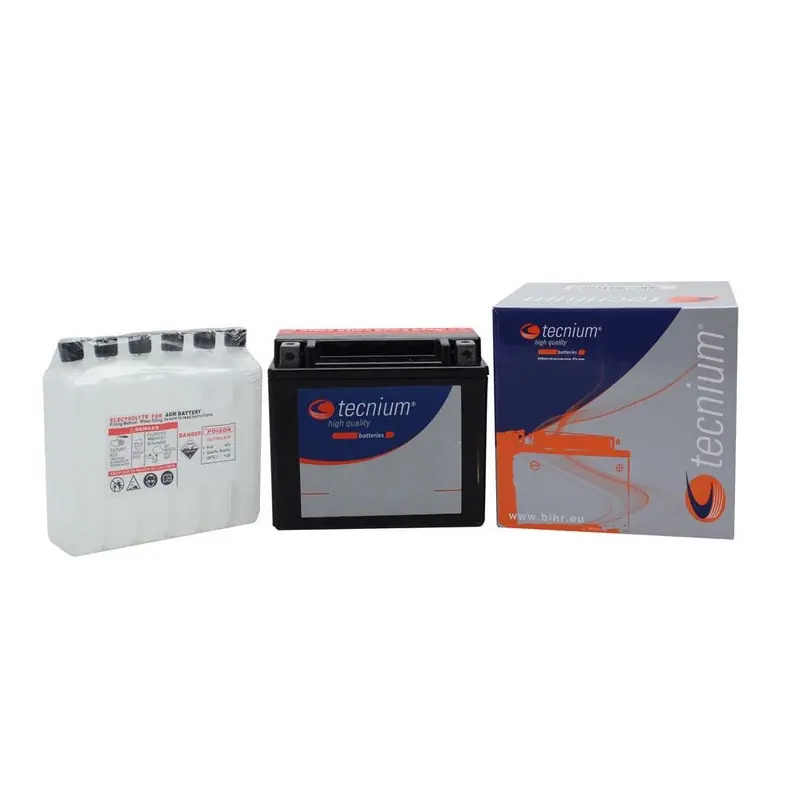 Produit De Marque Batterie TECNIUM sans entretien avec pack acide - BTX16-BS