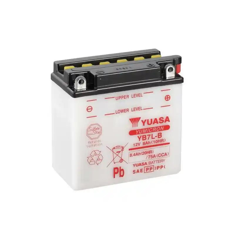 Meilleure Vente Batterie YUASA conventionnelle sans pack acide – YB7L-B