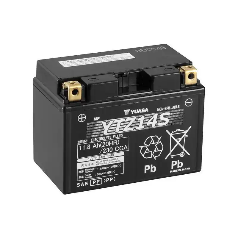 Batterie YUASA W/C sans entretien activé usine - YTZ14S Achat Immédiat