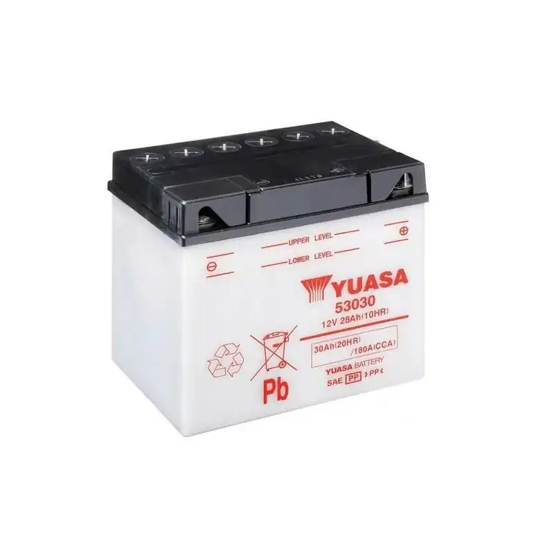Batterie YUASA conventionnelle sans pack acide – 53030 Bon Plan