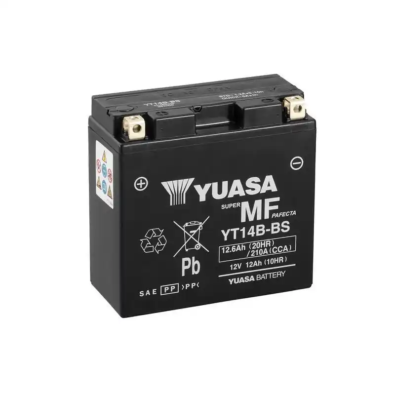 Expédié Aujourd&rsquo;hui Batterie YUASA sans entretien activée usine – YT14B FA