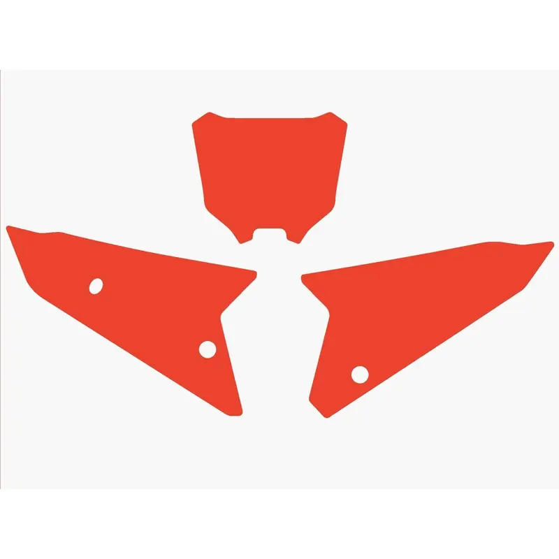 Haute Qualité Fonds de plaque BLACKBIRD rouge Honda CRF450
