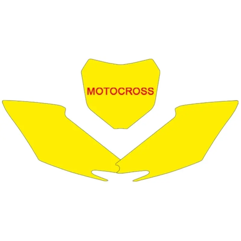 Fonds de plaque BLACKBIRD blanc Honda CRF250R/450R Livraison Express
