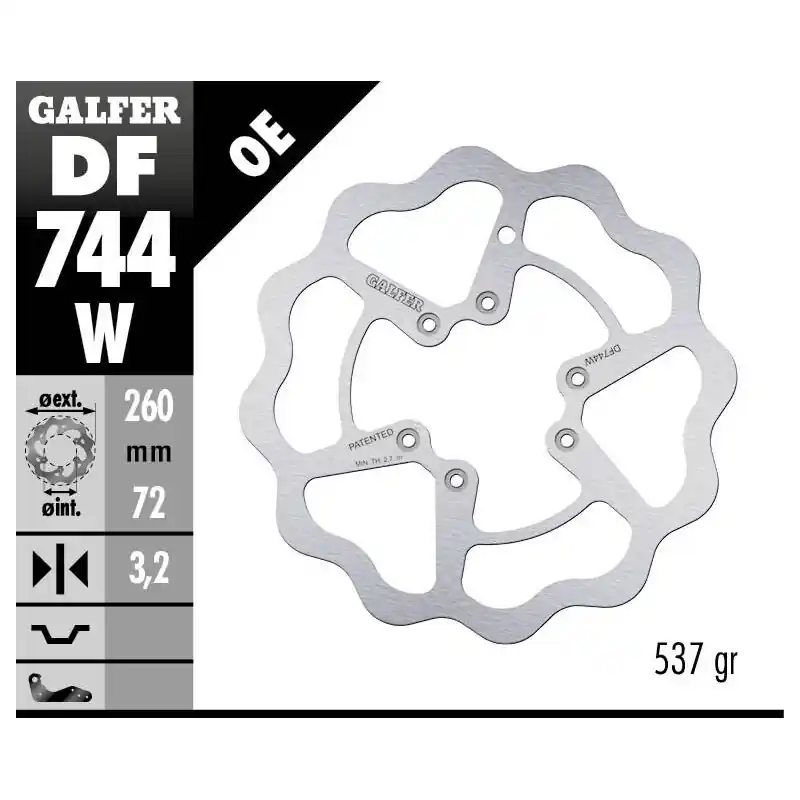 Acheter En Ligne BRAKE DISC FIXED WAVE