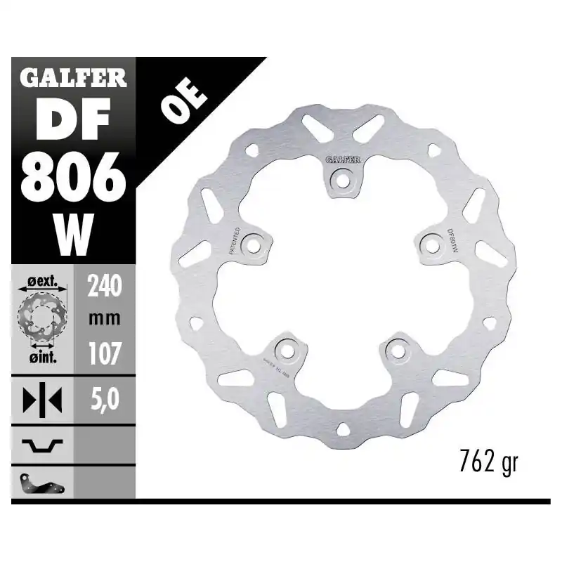 Meilleur Prix BRAKE DISC FIXED WAVE