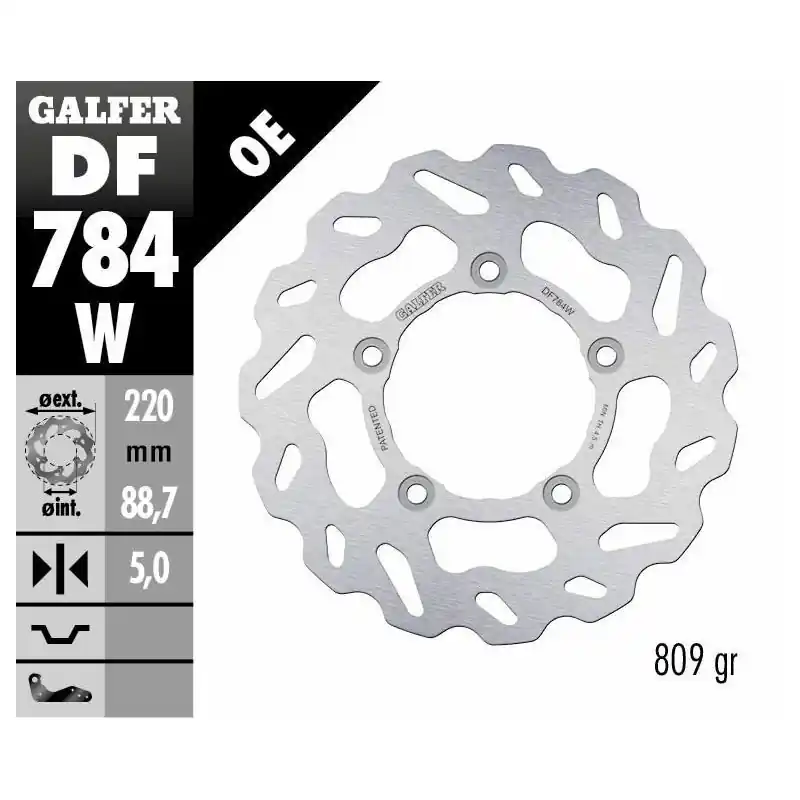 Commander Vite BRAKE DISC FIXED WAVE