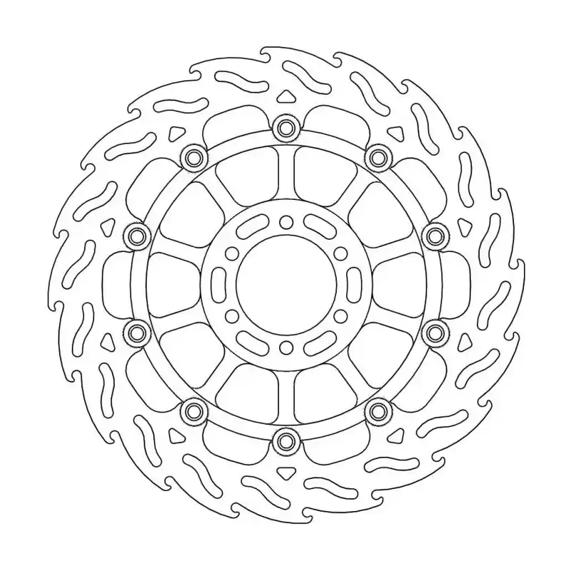 Seulement Aujourd&rsquo;hui BRAKE DISC FLAME FLOAT FT R