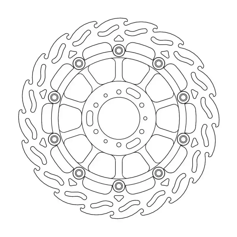 BRAKE DISC FLAME FLOAT FT L Retour Gratuit