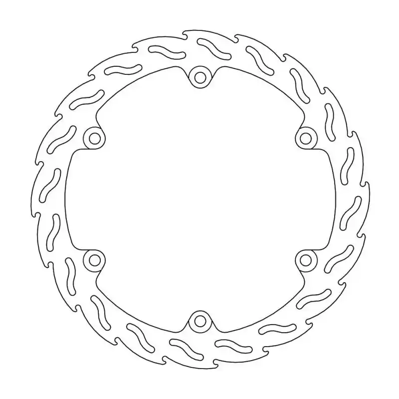 BRAKE DISC FLAME FRONT RIGHT Bon Marché