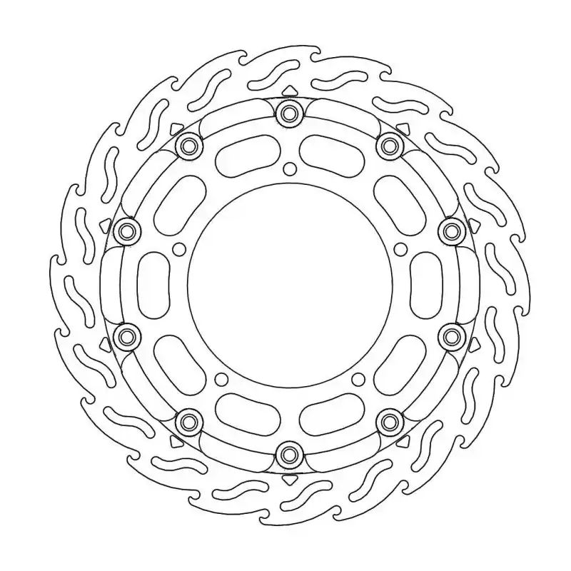 Commander Maintenant BRAKE DISC FLAME RACING FT L