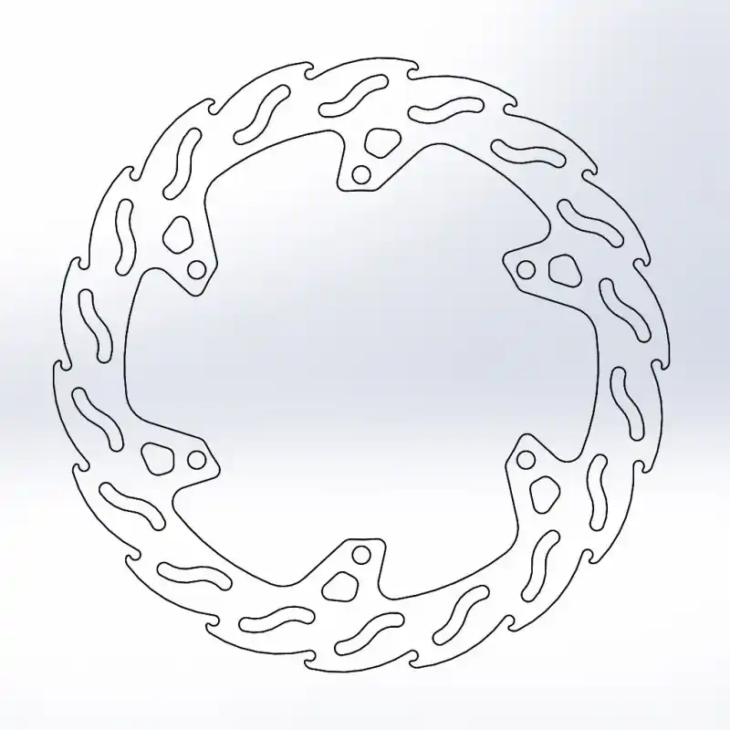 BRAKE DISC FLAME FRONT Offre Du Jour