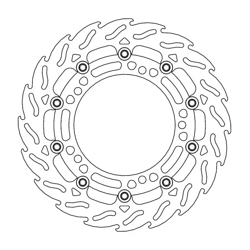 BRAKE DISC FLAME FLOAT FT L Super Prix