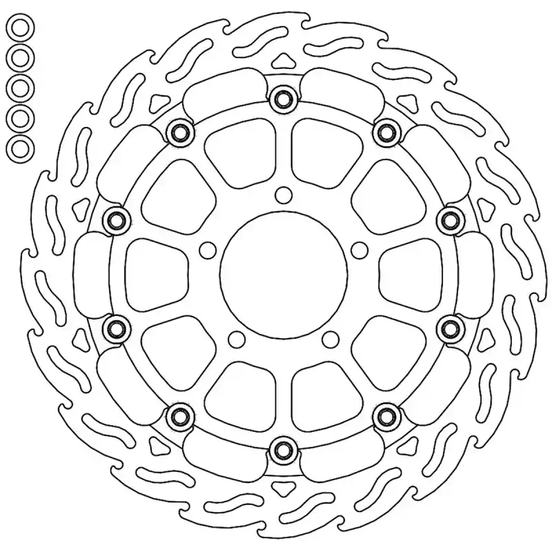 BRAKE DISC FLAME FLOAT FT R Produit De Marque