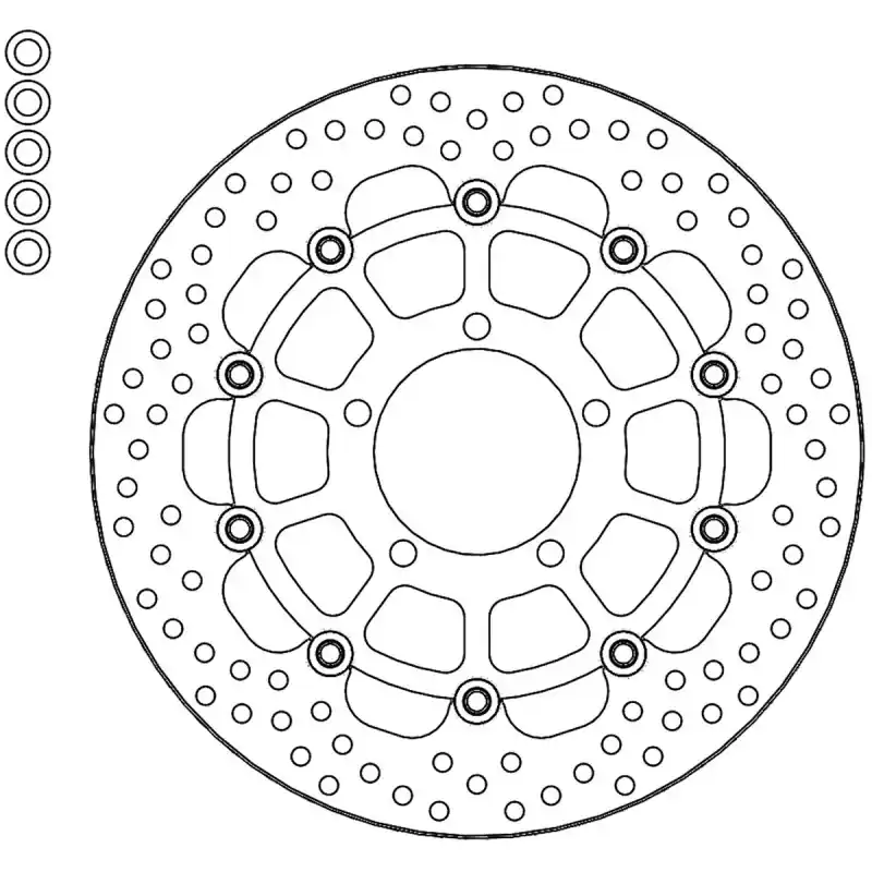 Pas Cher BRAKE DISC HALO FLOAT FT