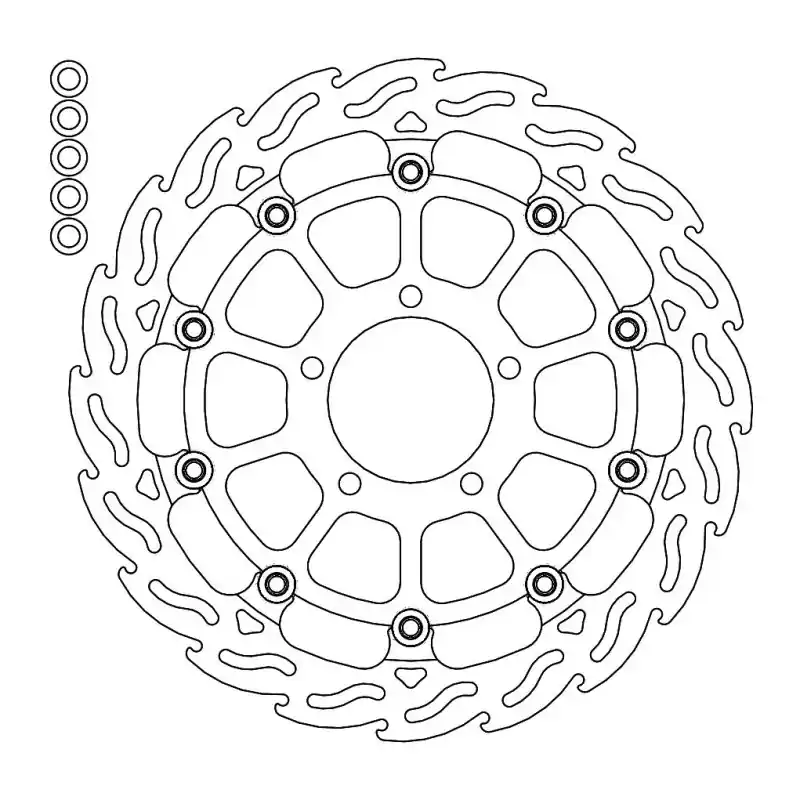 Quantité Limitée BRAKE DISC FLAME FLOAT FT L