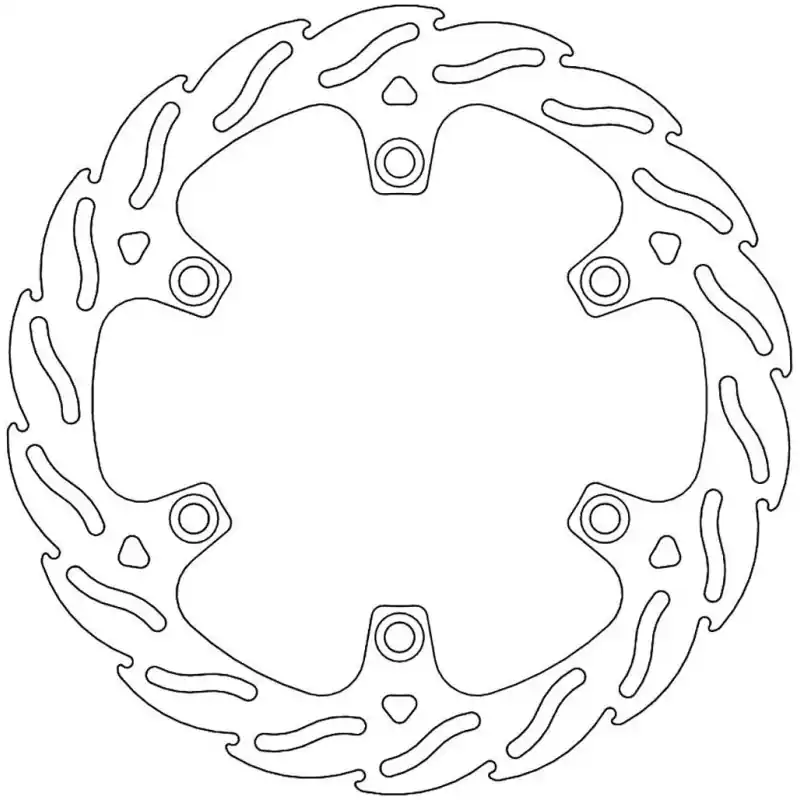 Nouveauté BRAKE DISC FLAME REAR