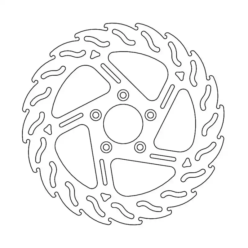 BRAKE DISC FIX FLAME FRONT R Nouveauté