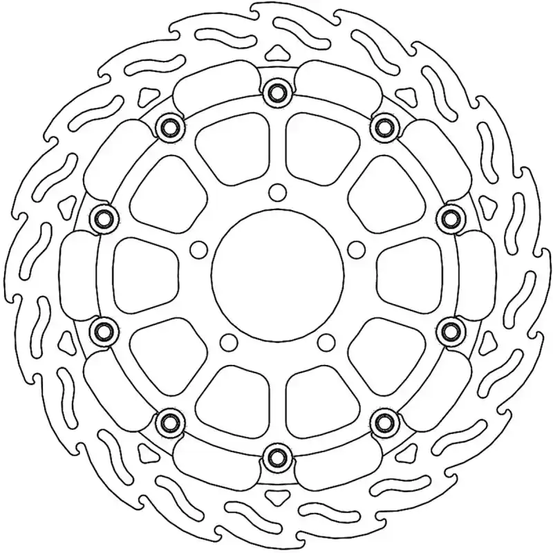 Promotion BRAKE DISC FLAME FLOAT FT R