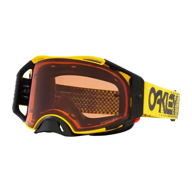 Masque OAKLEY Airbrake MX – Moto Yellow B1B écran Prizm MX Bronze Soldes