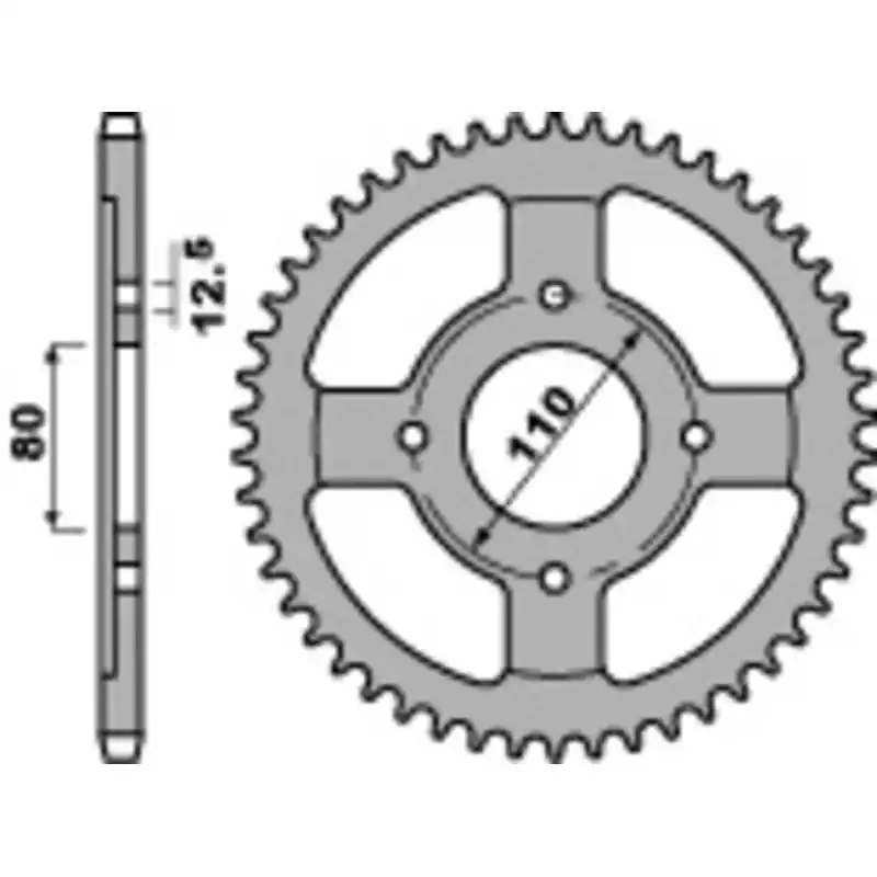 Couronne PBR acier standard 284 - 530 Offre Du Jour