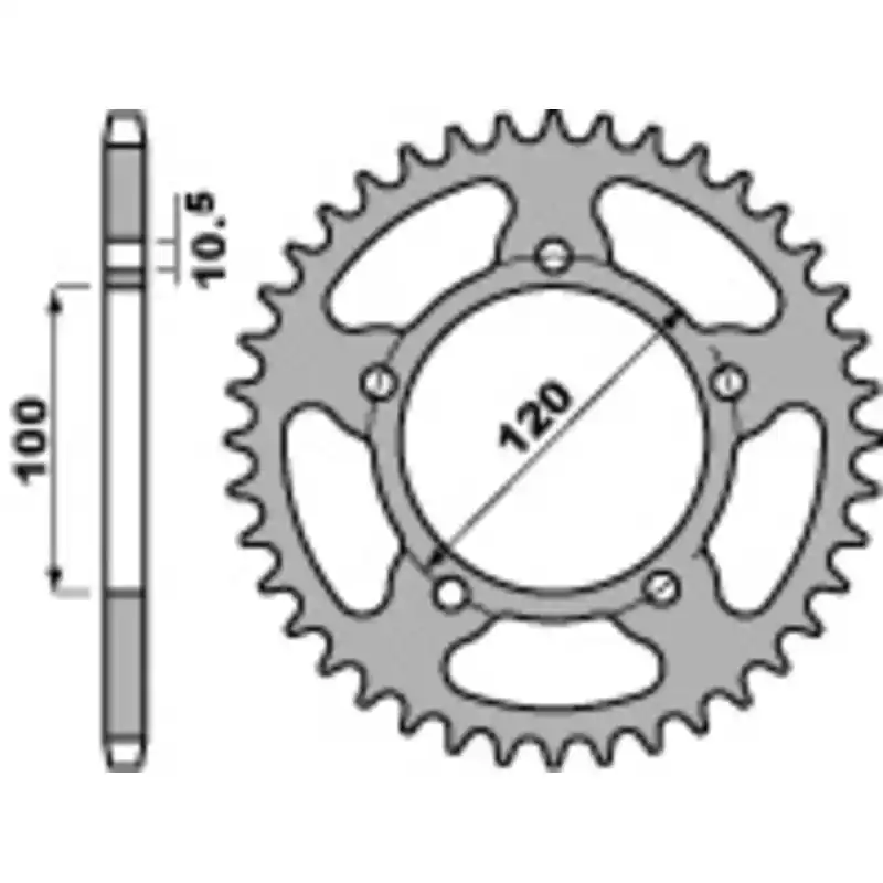 Top Vente Couronne PBR acier standard 4363 – 525