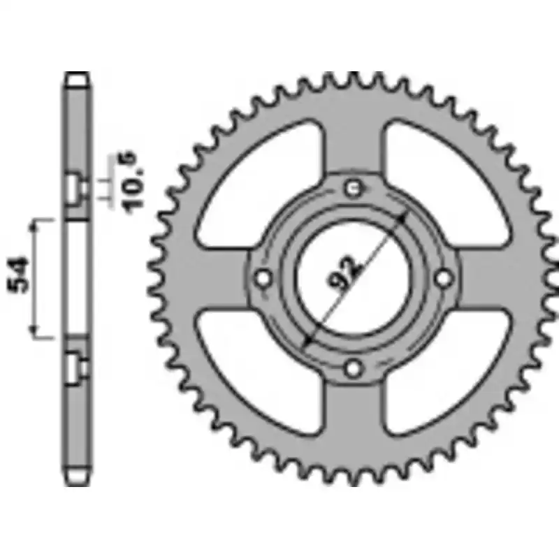Couronne PBR acier standard 835 - 428 Remise