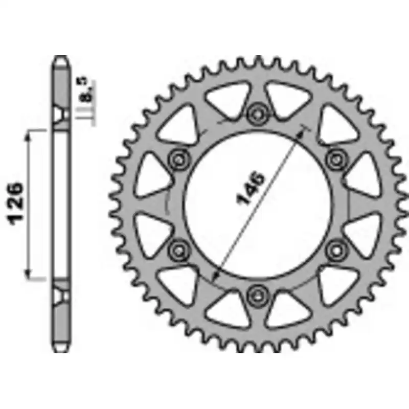 Meilleur Choix Couronne PBR aluminium Ultra-Light 808 - 525