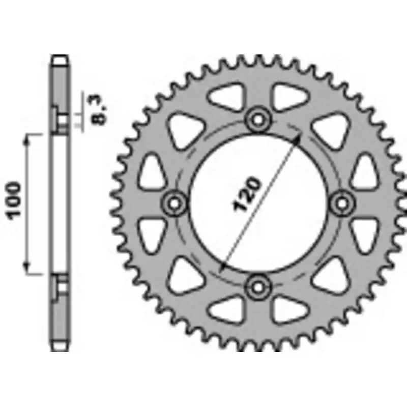 Vente Directe Couronne PBR acier standard 4453 – 420