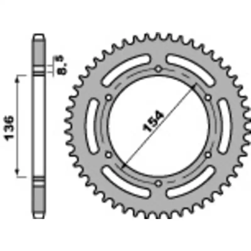 Couronne PBR acier standard 4546 – 520 Prix Cassé
