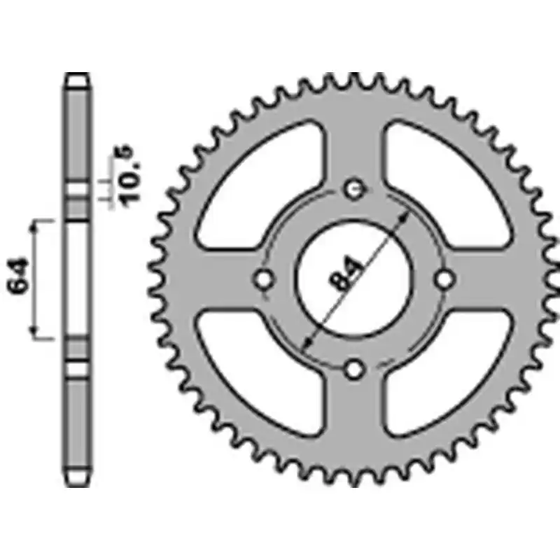 Couronne PBR acier standard 4302 - 520 Prix Cassé