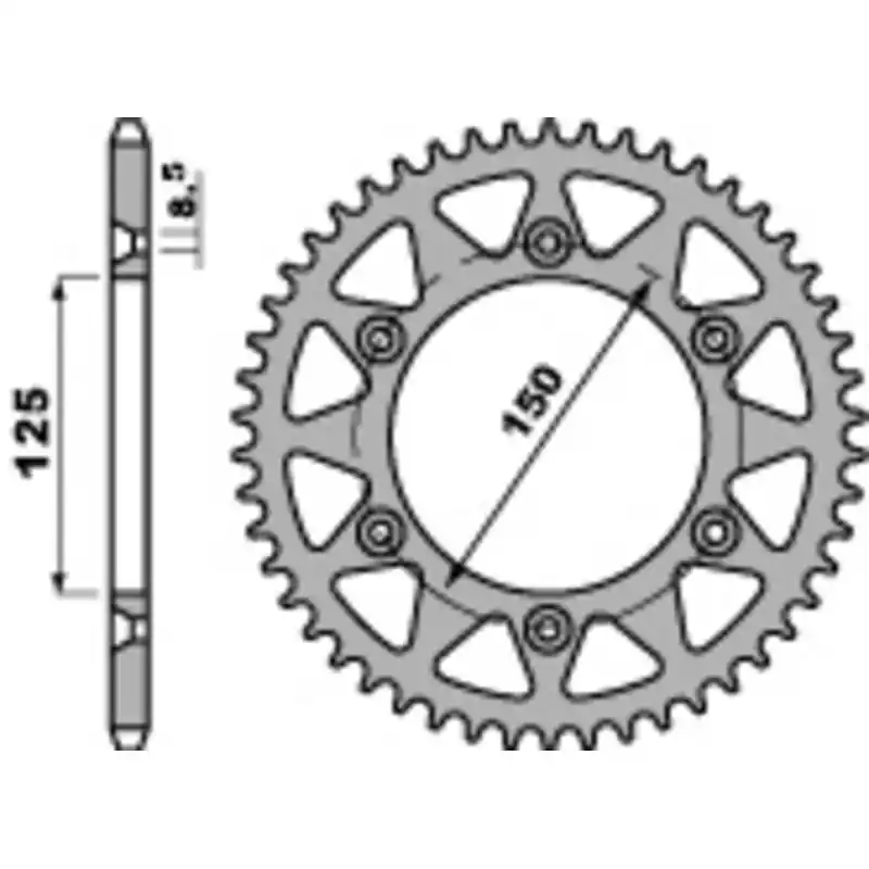 Couronne PBR acier standard 899 - 520 Promotion