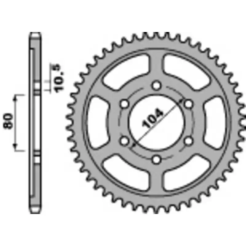 Meilleur Prix Couronne PBR acier standard 4359 - 525