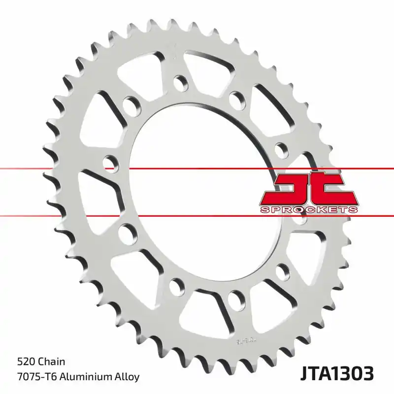 Meilleure Vente Couronne JT SPROCKETS aluminium ultra-light 1303 – 520