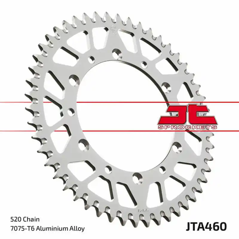 Couronne JT SPROCKETS aluminium ultra-light anti-boue 460 – 520 Prix Choc