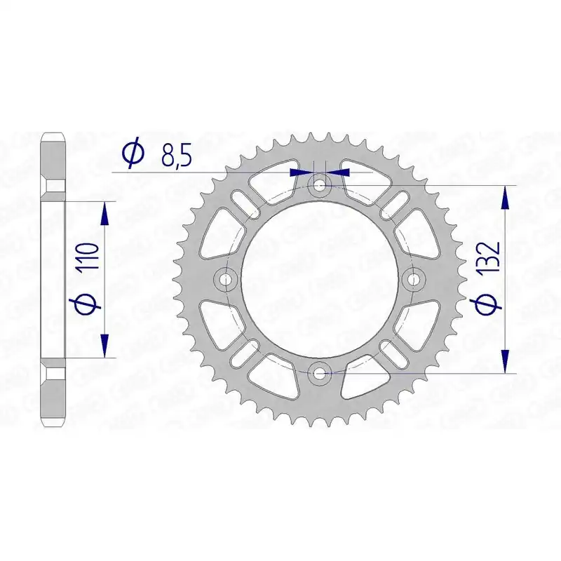 Acheter Direct Couronne AFAM aluminium 72102 – 428