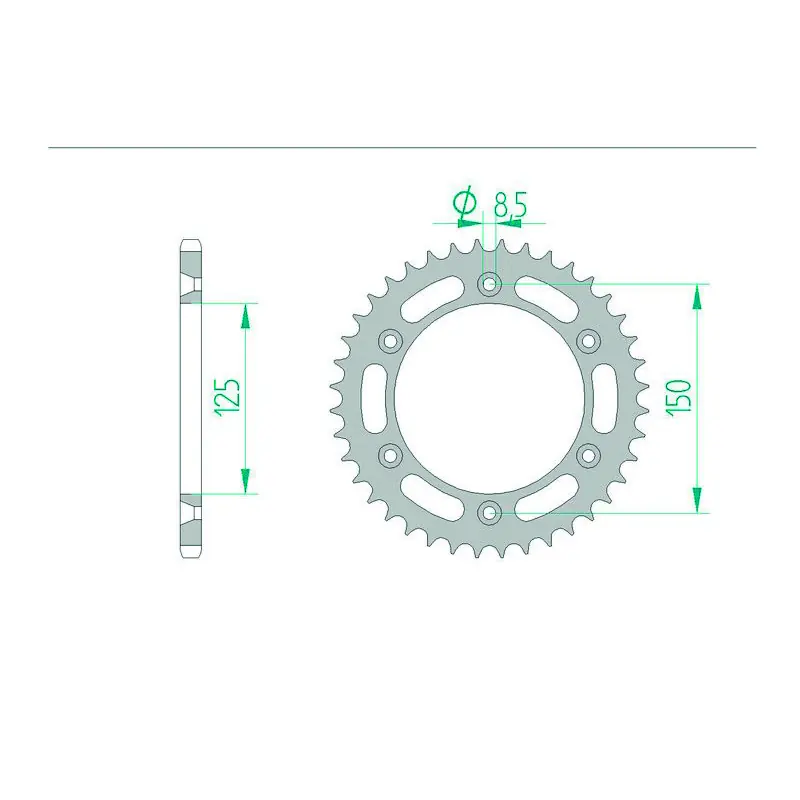 Vente Flash Couronne AFAM acier standard 71304 – 520