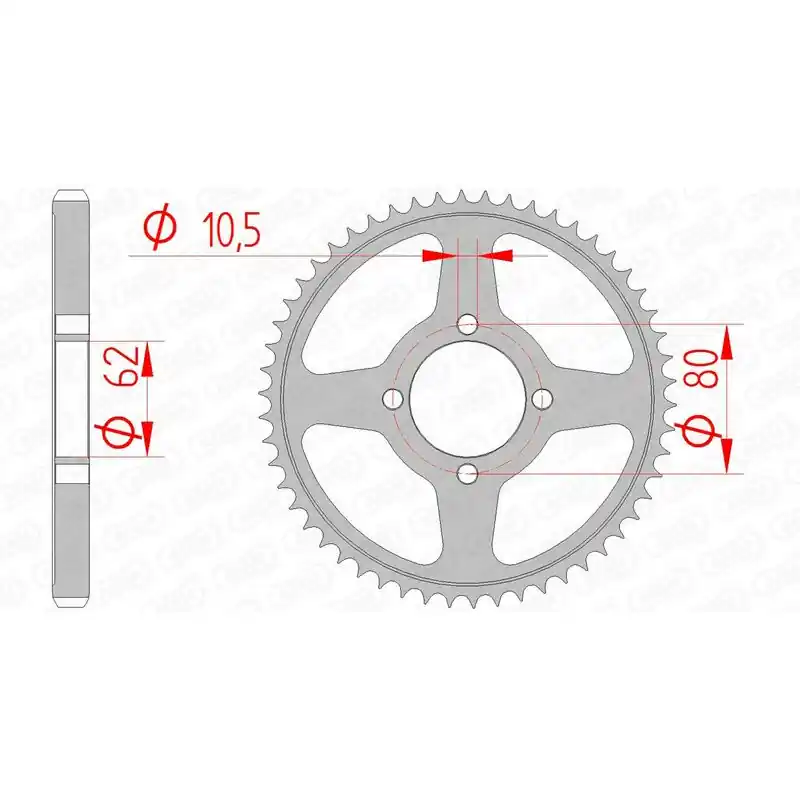 Offre Spéciale Couronne AFAM acier standard 12224 - 428