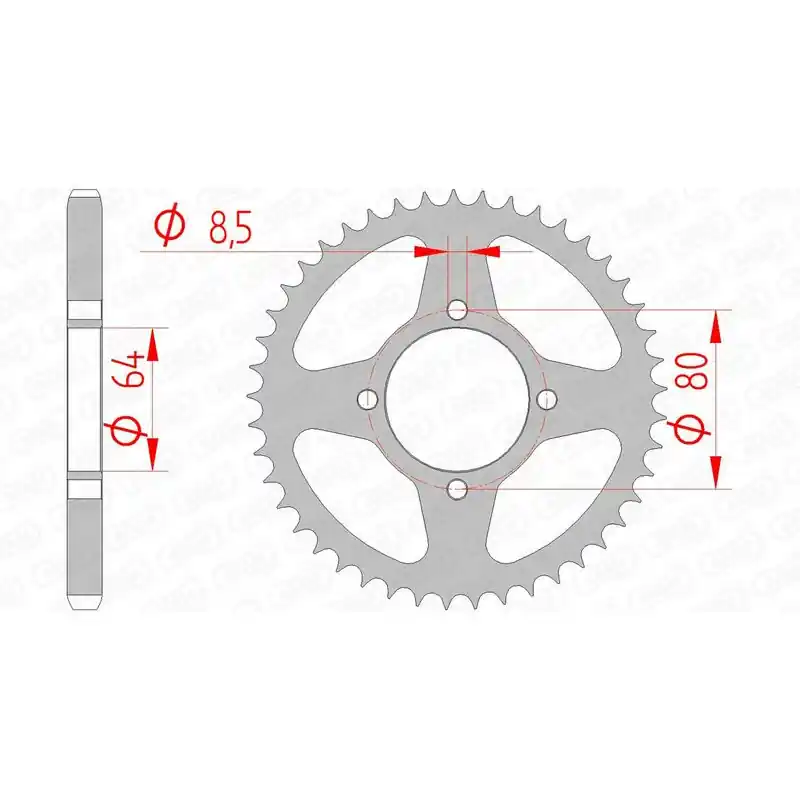 Bon Plan Couronne AFAM acier standard 12200 - 428